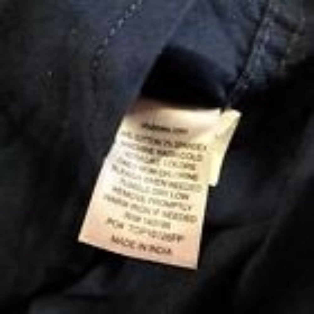 Chubbies T"he Nutter" Mens Medium Blue Button Down Long Sleeve Shirt Stretch